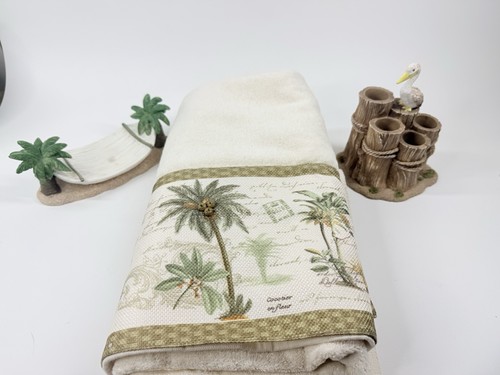 Set bagno pezzi palme - pezzi,