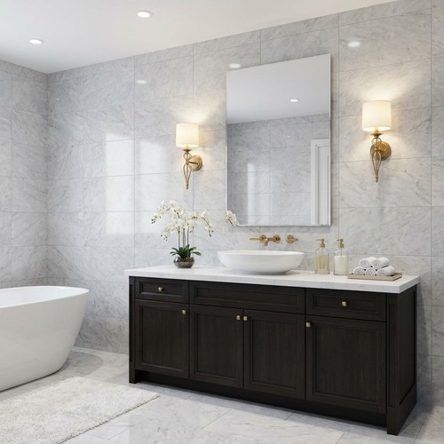 Specchio bagno rettangolare - specchio,
