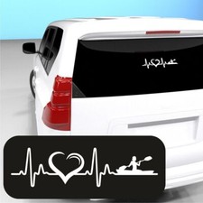 Adesivo Battito Cardiaco Con Sticker Per Sport Acquatici Bianco 30x8 Cm N02014A