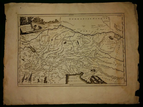 Mappa europa cellarius - europa,