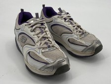Scarpe donna Skechers Shape Ups Walk 12320 viola/bianco tonificanti stringate taglia 10