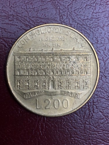 200 lire moneta italia 1990 - 200,