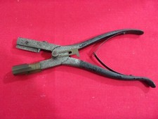 LEATHER BUTTONHOLE CUTTER FORBICE PINZA PER ASOLE SARTO CUCITO SOLINGEN VINTAGE