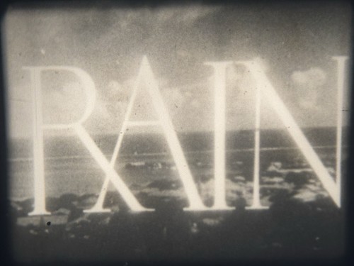Rain super 8mm - “rain”, (1932),