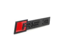 Logo emblema scritta originale Audi RS3 per calandra nero 8V5853736B T94
