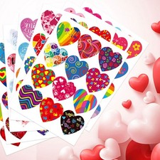  16 Fogli Busta Adesivo Cuore