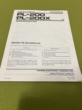 Pioneer PL200/PL200x