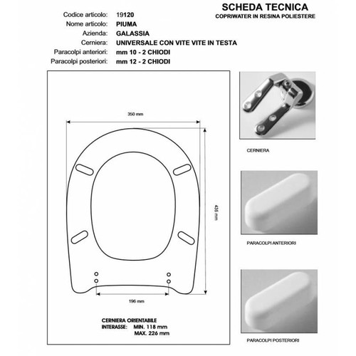 Copriwater galassia piuma - galassia,