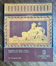 Christie's Roma - Maioliche, Porcellane, Tappeti, Oggetti d'Arte, ecc. - 1986