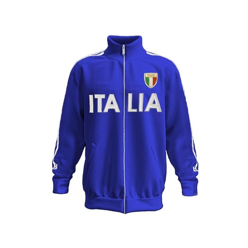 Felpa zip italia - felpa,
