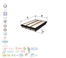 FILTRO ARIA MITSUBISHI PAJERO III CAVANS TOP IV 2.5 TDI 3.2 DI-D 4WD 3.8 V6