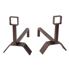 COPPIA DI ALARI FERRO BATTUTO