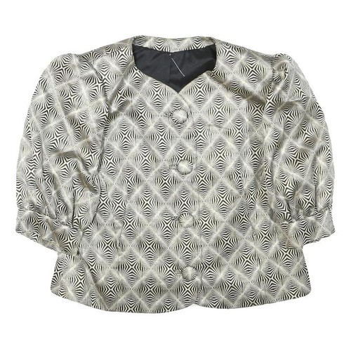 Giacca donna nera crema - giacca,