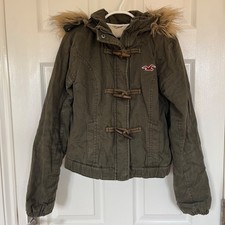 Giacca Hollister verde kaki