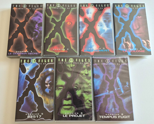Lot vhs the x files - vhs,
