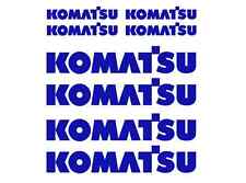 KIT DECALCOMANIE KOMATSU SET