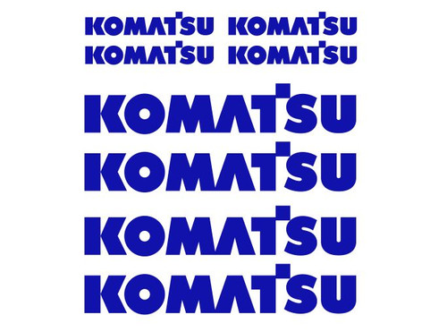 Kit decalcomanie komatsu set - decalcomanie,