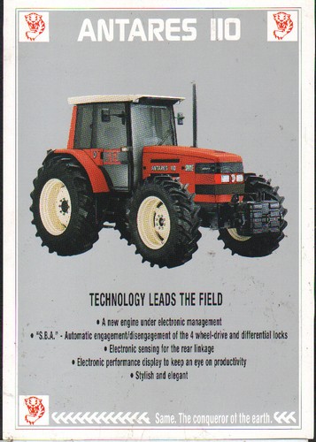 Scheda brochure trattore - , same
