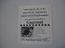 advertising Pubblicità 1970 MOTO GUAZZONI 50