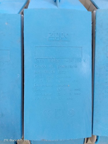 Morsettiera palo zippo - morsettiera,