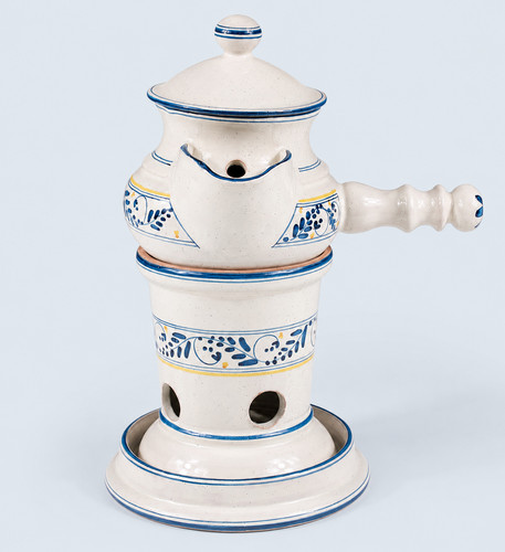 Tisaniera ceramica decorata - ceramica,