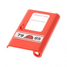 1x Lego porta 1x4x5 rosso