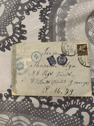 Lettera completa censurata - lettera,