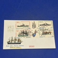 STORIA DELLA MARINA ITALIANA CORVETTA - Busta Primo Giorno FDC