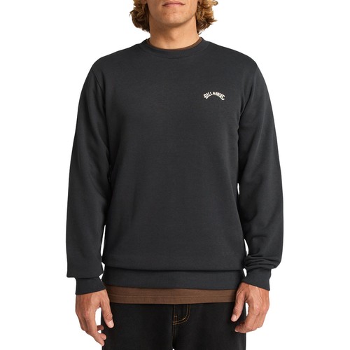 Felpa billabong arch crew nera - billabong,
