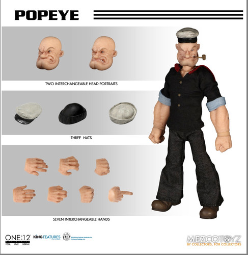 Modellino popeye mezco - modellino,