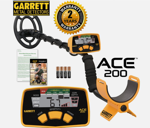 Garrett ace 200 metal detector - garrett,