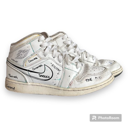 Nike jordan mid schematic - nike,