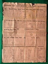 1971 - ORARIO S.A.B. SOCIETA' AUTOFERROVIE BERGAMO AUTOLINEE VALLE SERINA