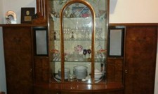 SALOTTO COMPLETO IN RADICA DI NOCE