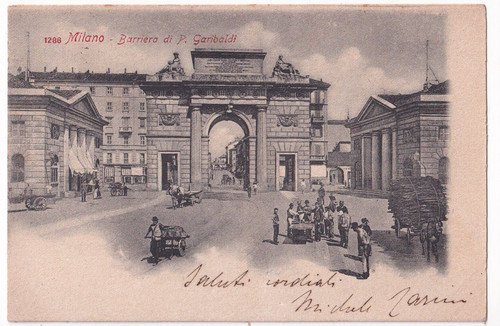 P00758 cartolina milano - p00758,