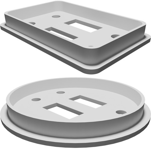 Pannello supporto doppia - doppia, usb