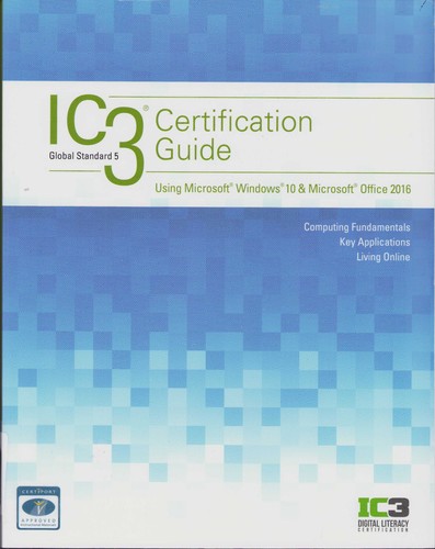 Ic3 certification guide using - certification,