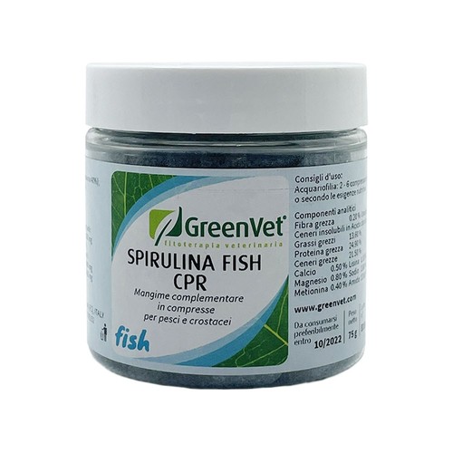 Greenvet spirulina fish cpr - spirulina,