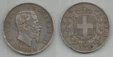 VITTORIO EMANUELE II - 5 Lire