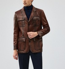 Cappotto uomo vintage marrone