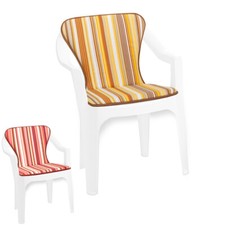 Cuscino Sedia A Righe Poltrona