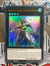 YUGIOH BRANCOMALVAGIO CAVALIERE EXCITON BLLR-IT068 ULTRA RARA NUOVA
