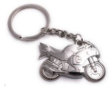 Portachiavi moto in acciaio