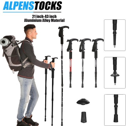 Pair trekking poles - trekking,