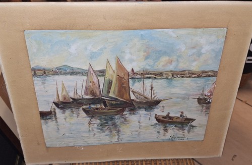 Dipinto olio artista g - ad,