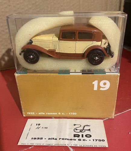 Die cast alfa romeo 6c - cast, 1:43
