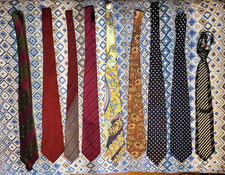 Lotto 9 Cravatte Vintage e