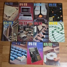 Lotto 11 riviste vintage BYTE