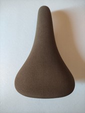 SELLA CAMOSCIO MARRONE X BICICLETTA FIXED BICI SCATTO FISSO SELLINO SINGLE SPEED