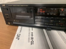JVC TD-W444 *STEREO DOUBLE CASSETTE DECK PLAYER and recorder + manuale